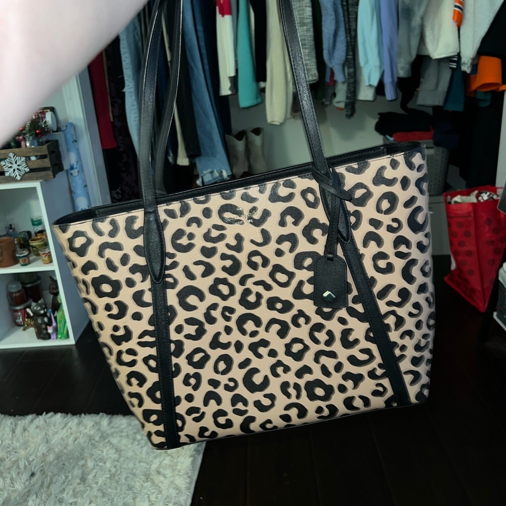 Kate Spade cheetah tote